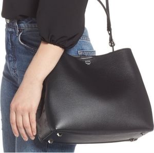 NWT MCM hobo black Sarah bag